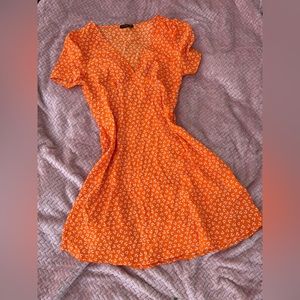 NWOT COTTON ON ORANGE DRESS